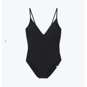 Summersault The Wave Swimsuit in Black Sz 10 NWT